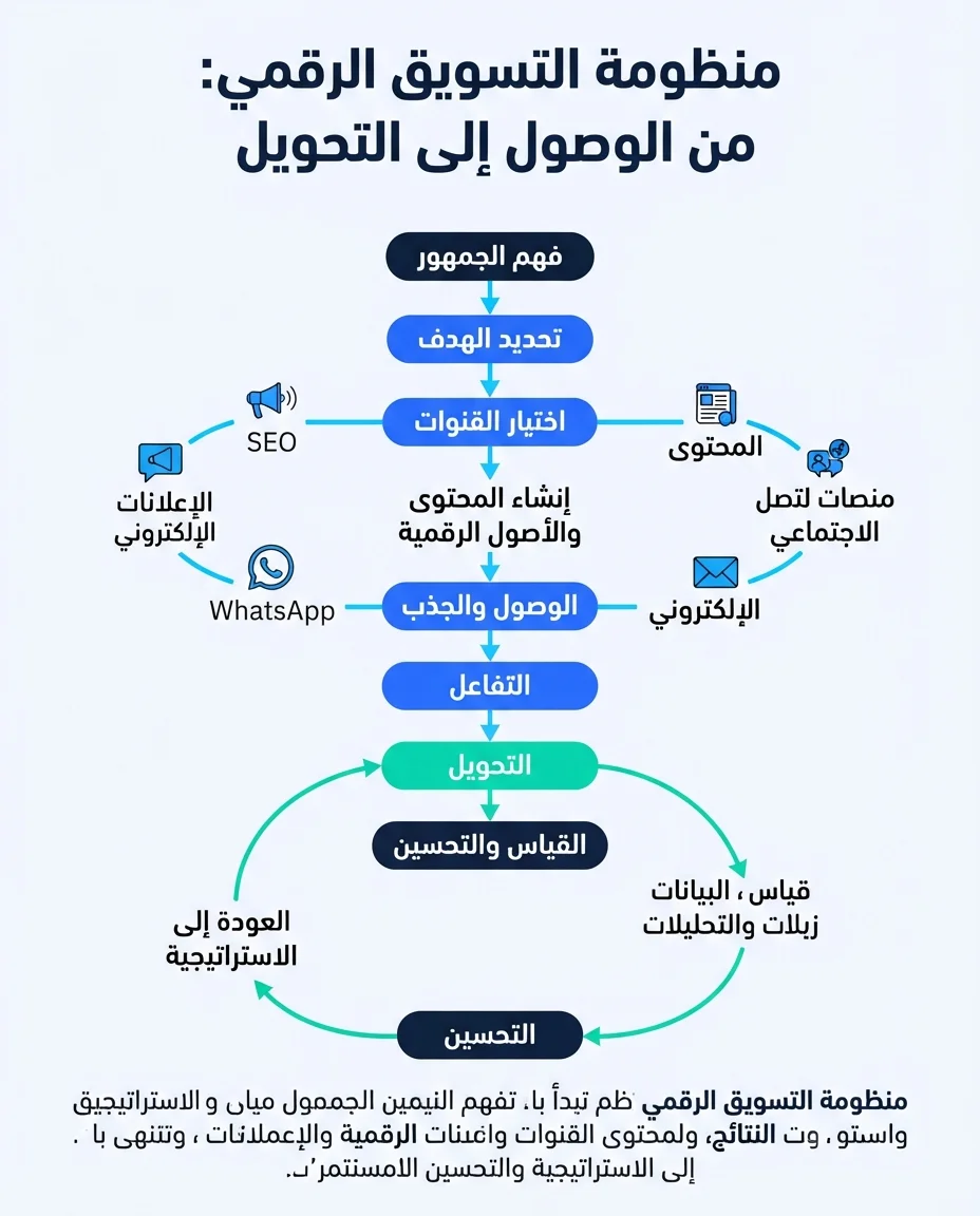 ما هي استراتيجية التسويق الرقمي